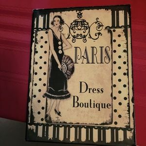 Metal sign Dress Boutique